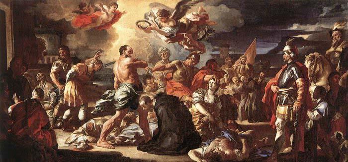 Francesco Solimena The Martyrdom of Sts Placidus and Flavia China oil painting art